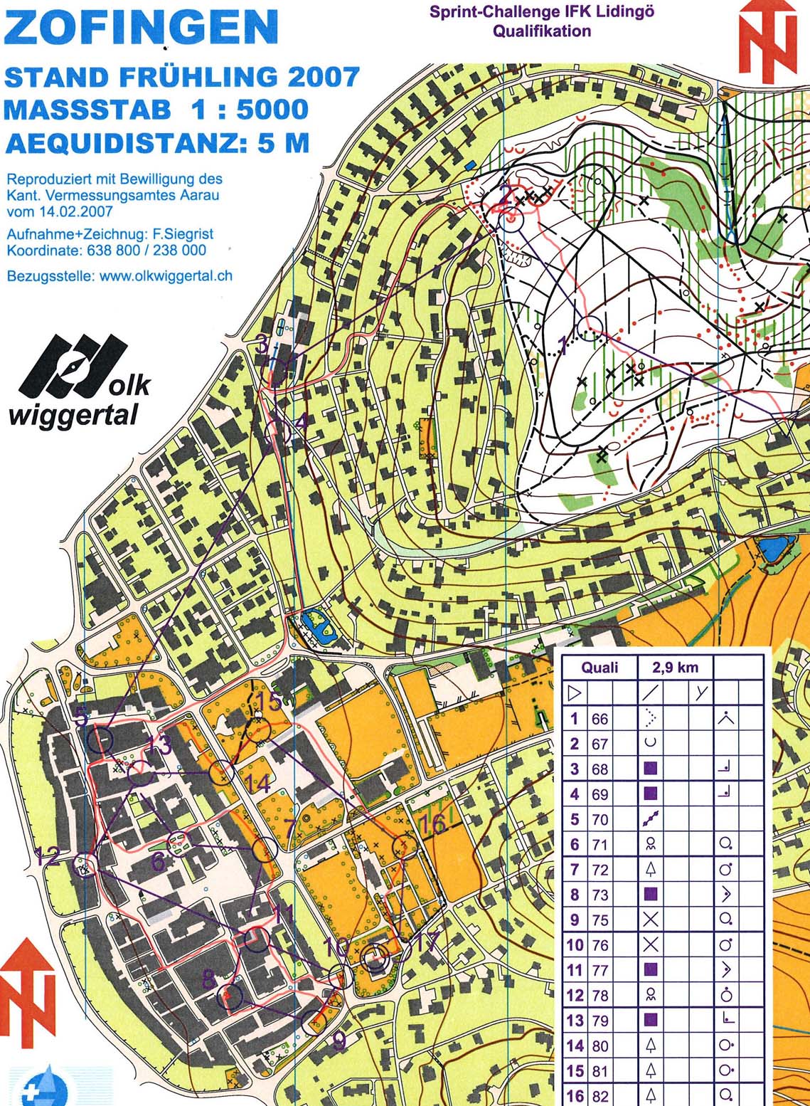 WOC 2012 training (10/11/2011)