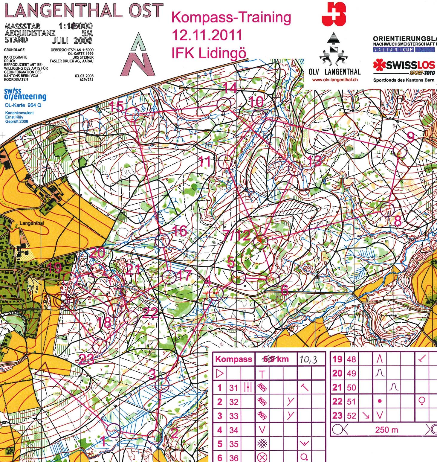 WOC 2012 training (12/11/2011)
