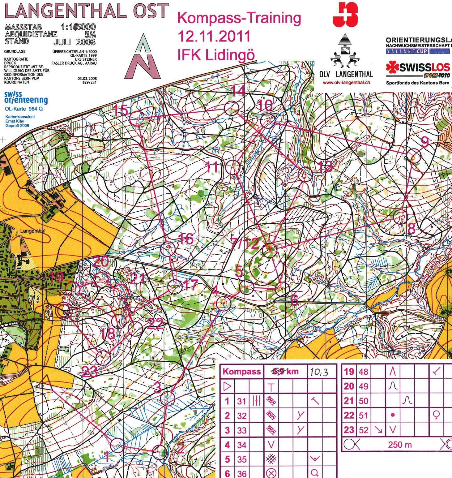 WOC 2012 training (2011-11-12)