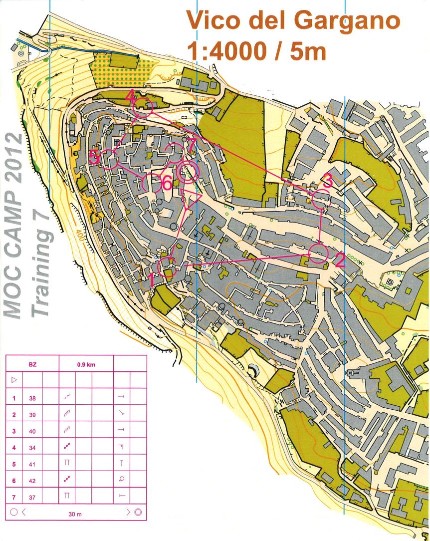 Sprint Relay training, loop 2 (22/03/2012)