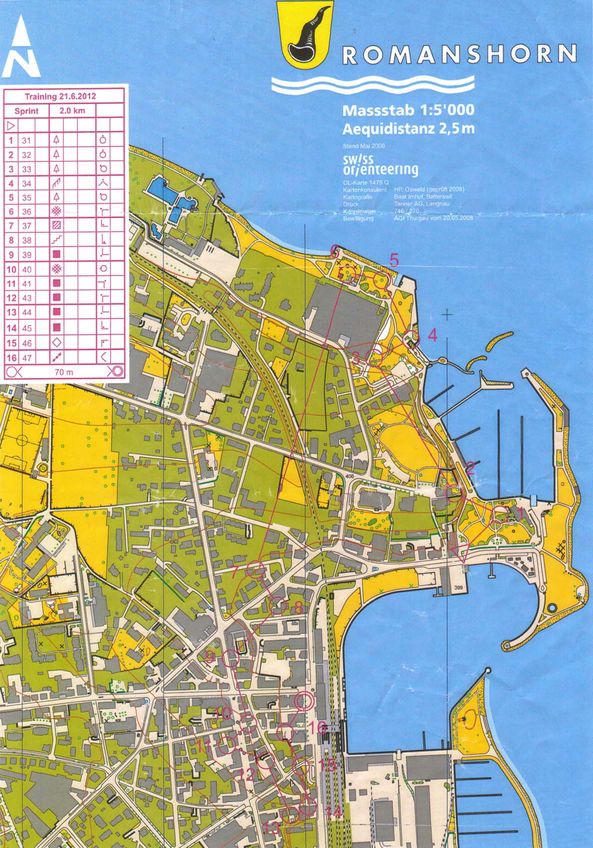 WOC sprint training (21/06/2012)