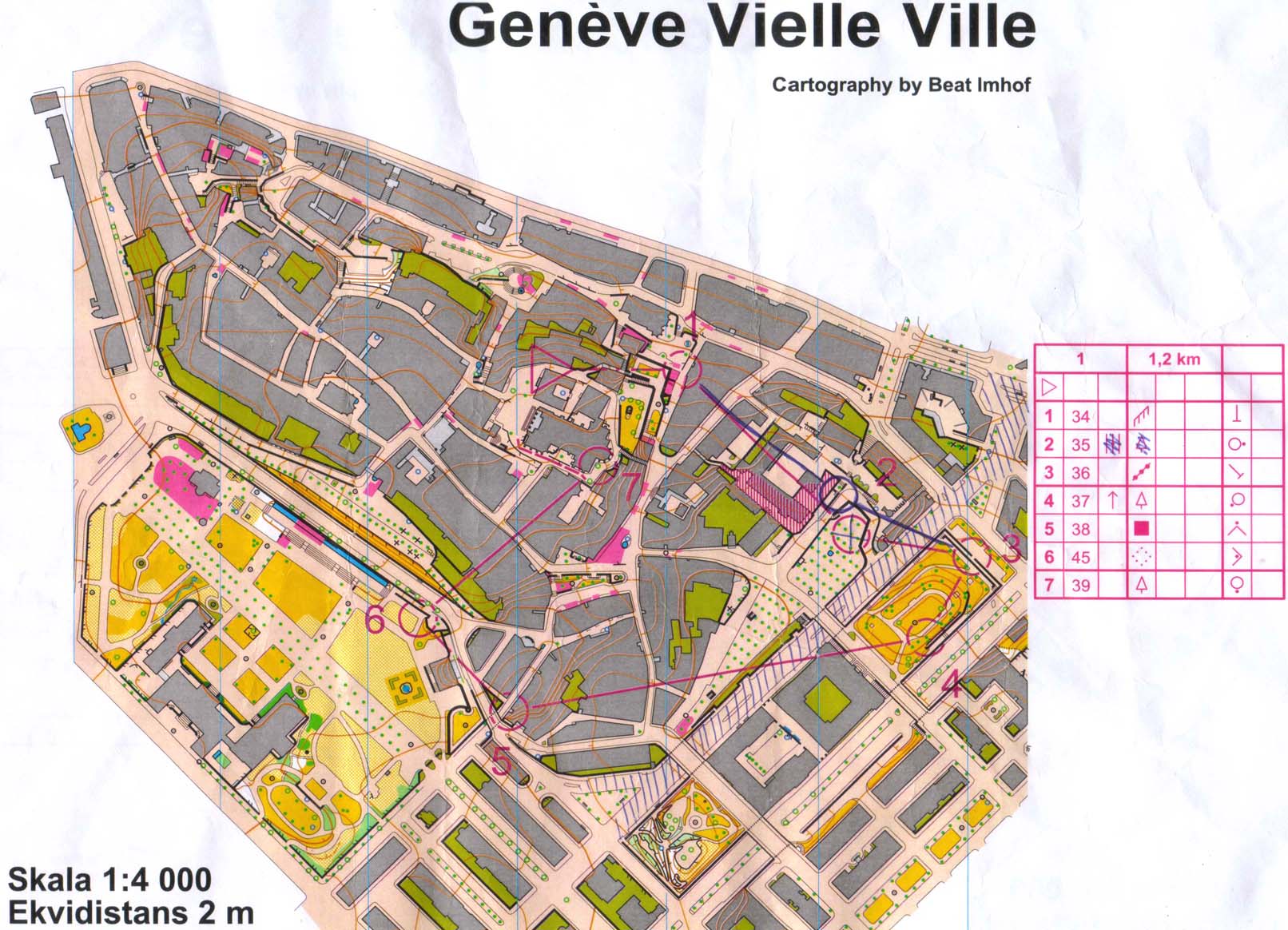 WOC sprint training, loop 1 (26/06/2012)