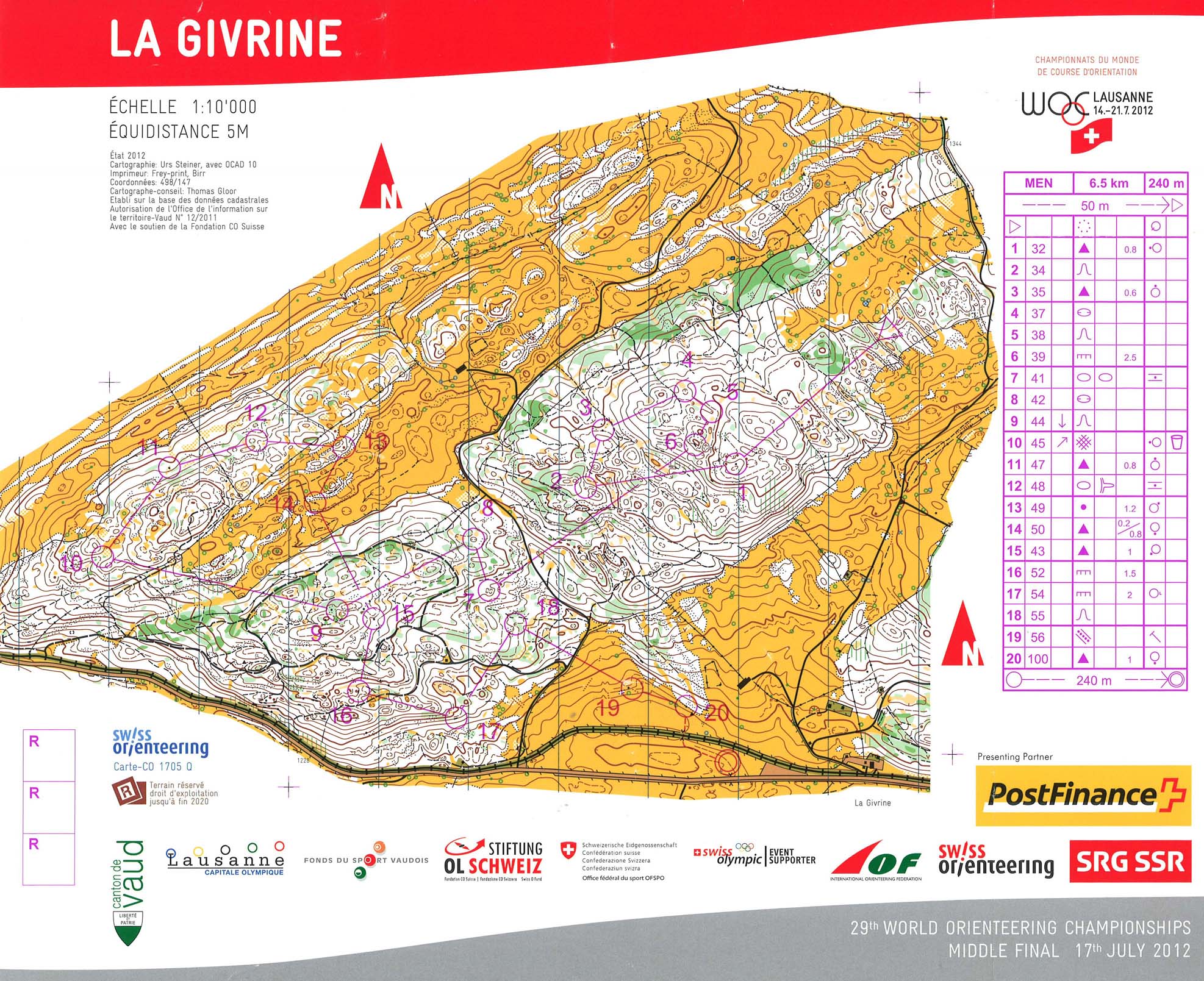 WOC Middle Final (17/07/2012)