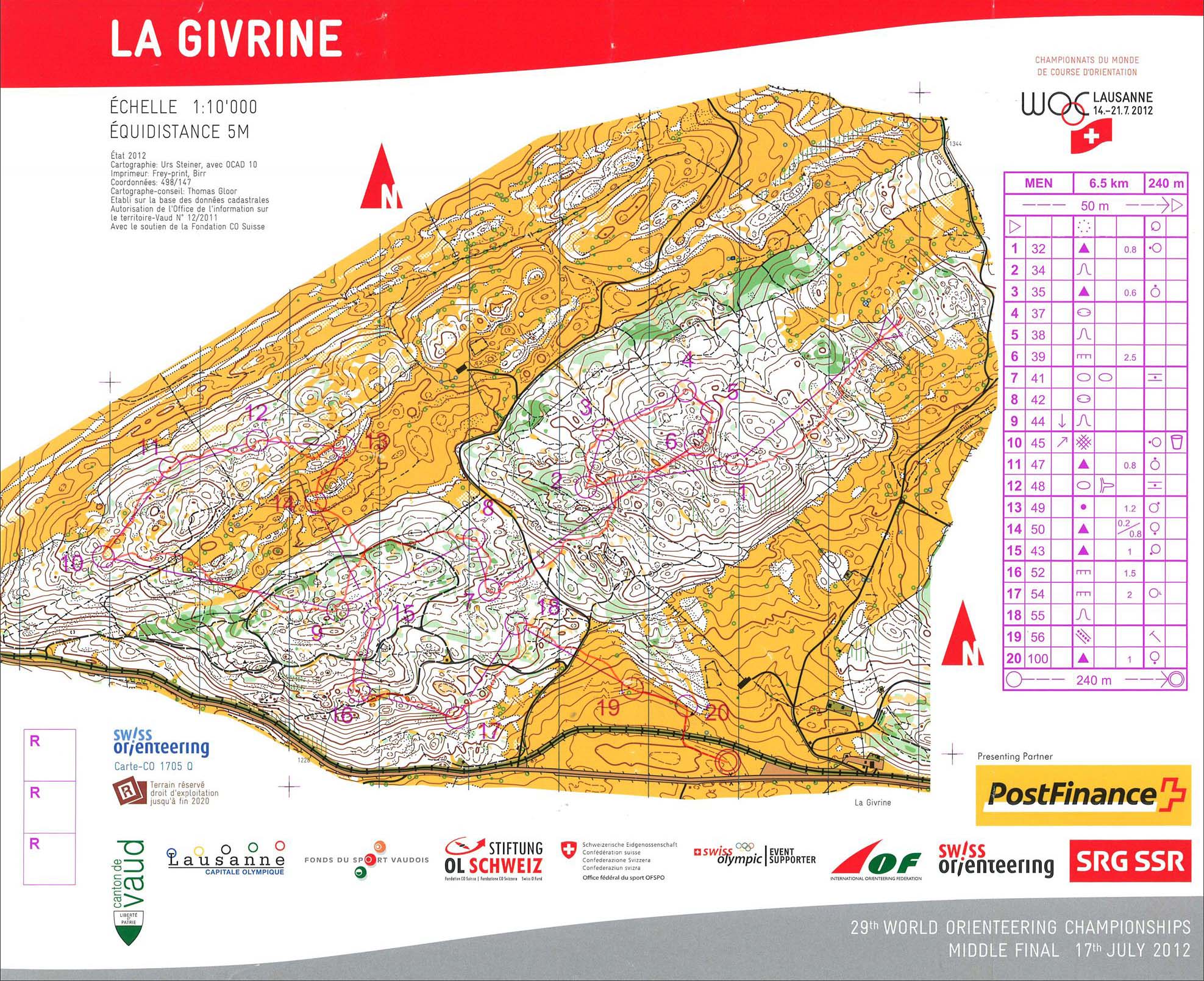 WOC Middle Final (17/07/2012)