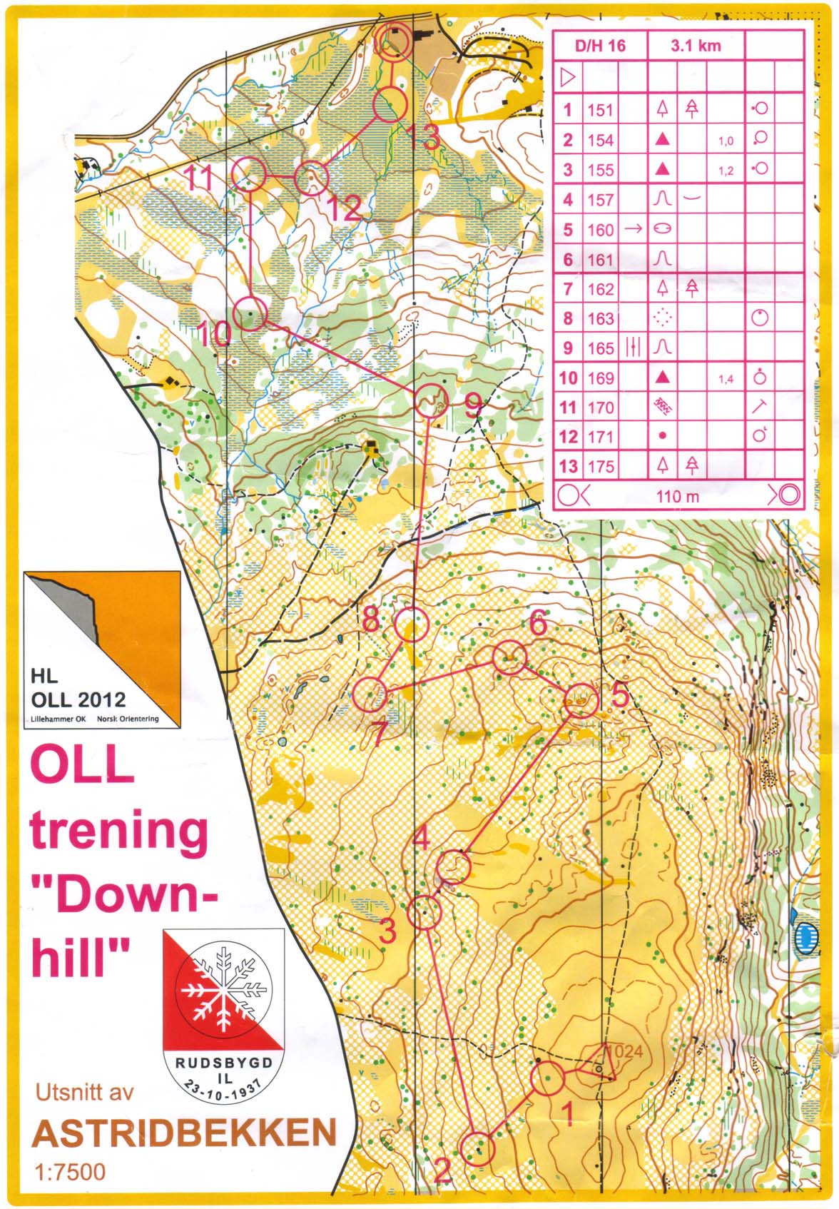 OLL Downhill training (2012-08-07)