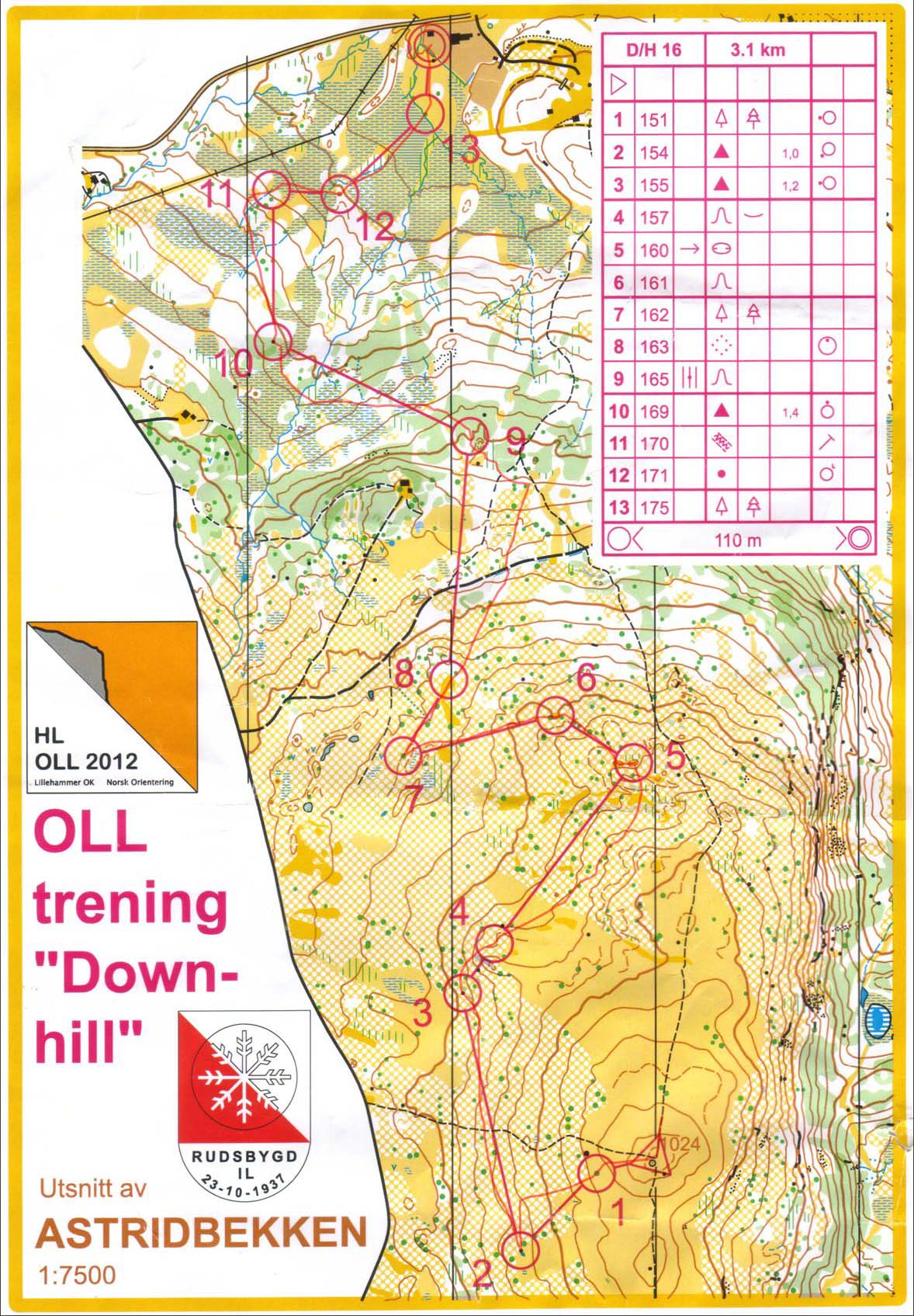 OLL Downhill training (2012-08-07)