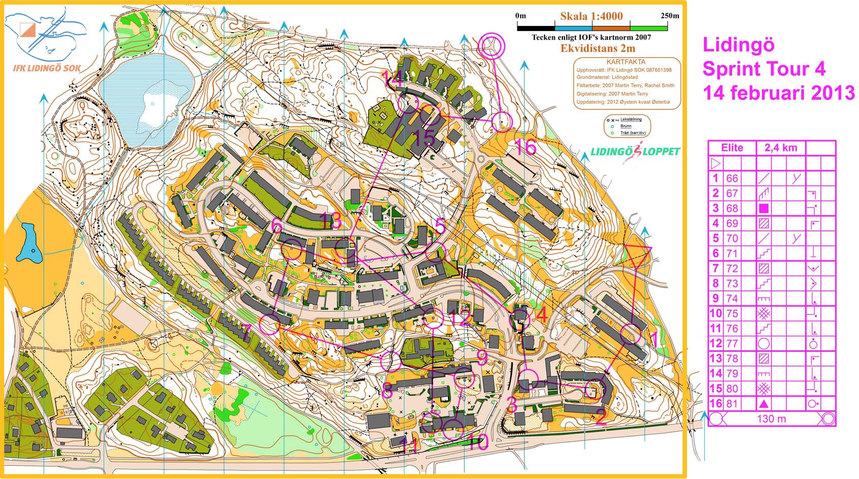 Lidingö Sprint Tour 4 (14.02.2013)