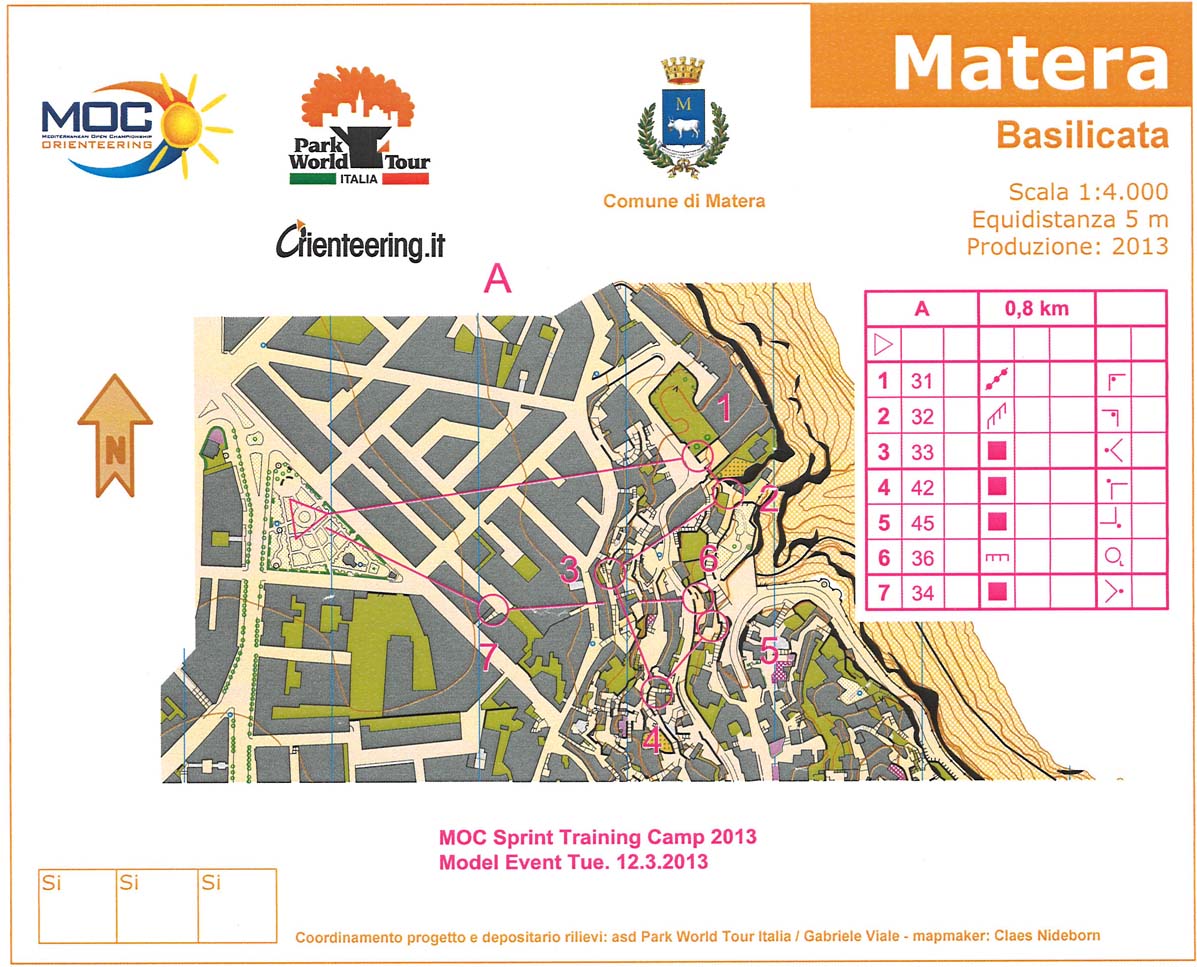 Sprint training, loop A (12.03.2013)