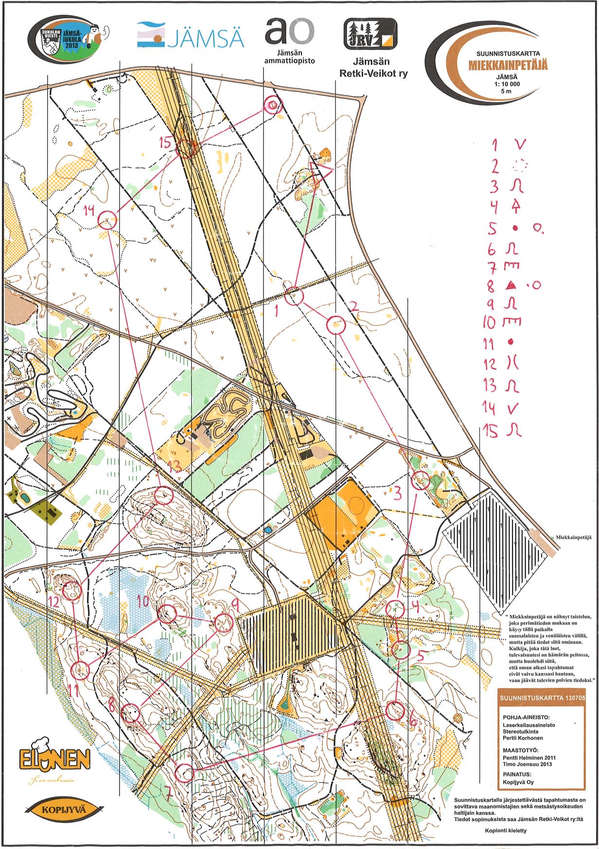 Jukola training (2013-06-12)