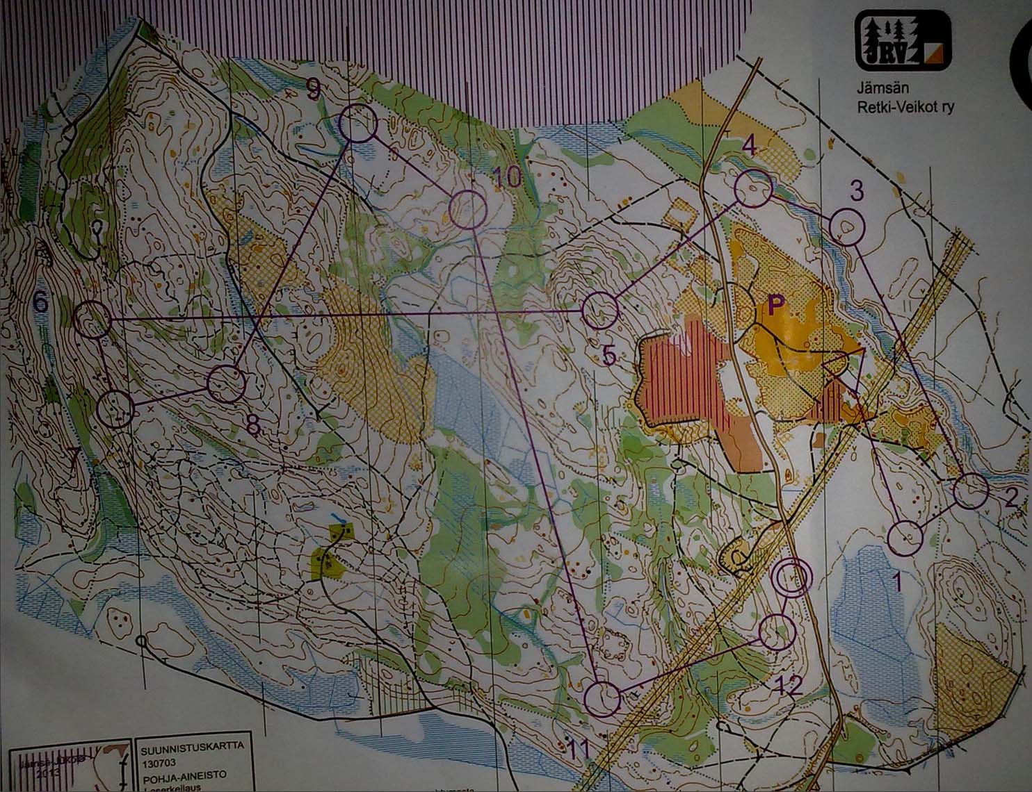 Jukola training (2013-06-13)