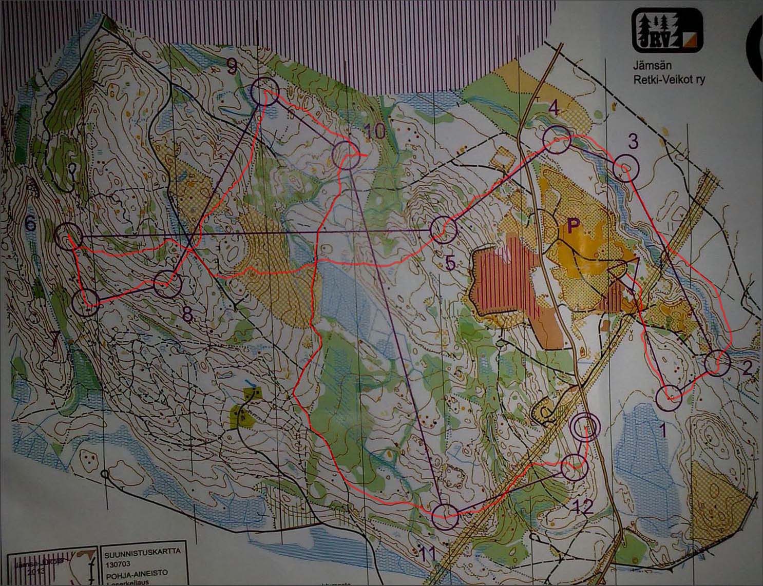 Jukola training (13-06-2013)