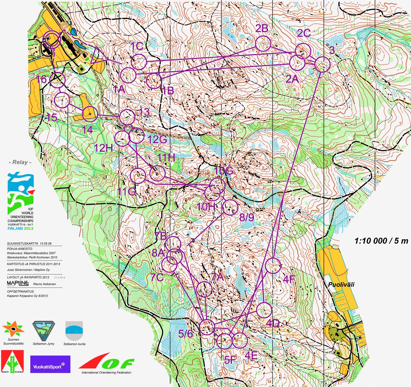 WOC Relay (13.07.2013)