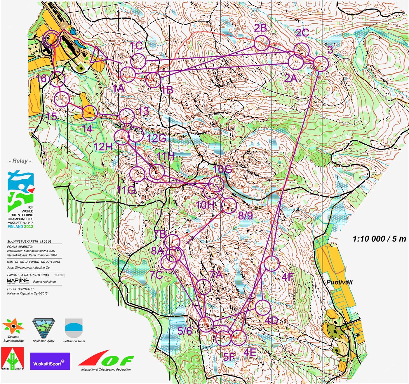 WOC Relay (13-07-2013)