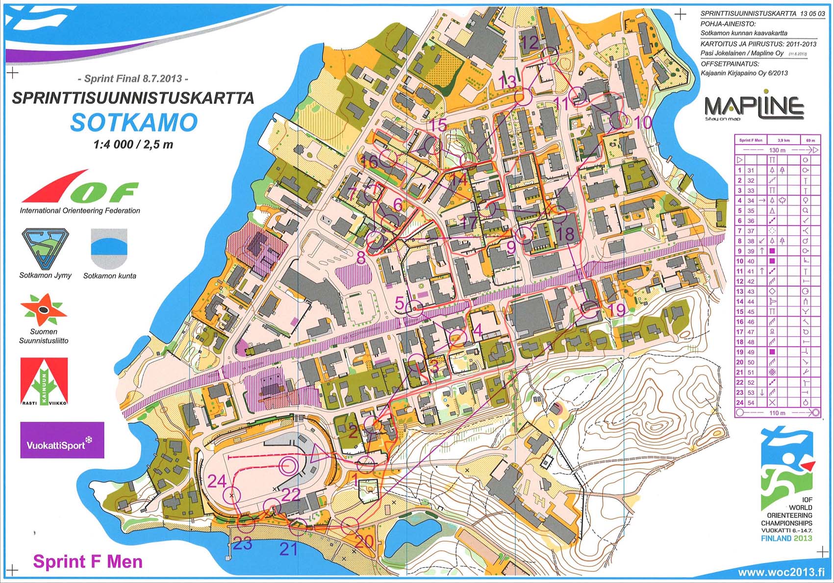 WOC Sprint Final (08/07/2013)