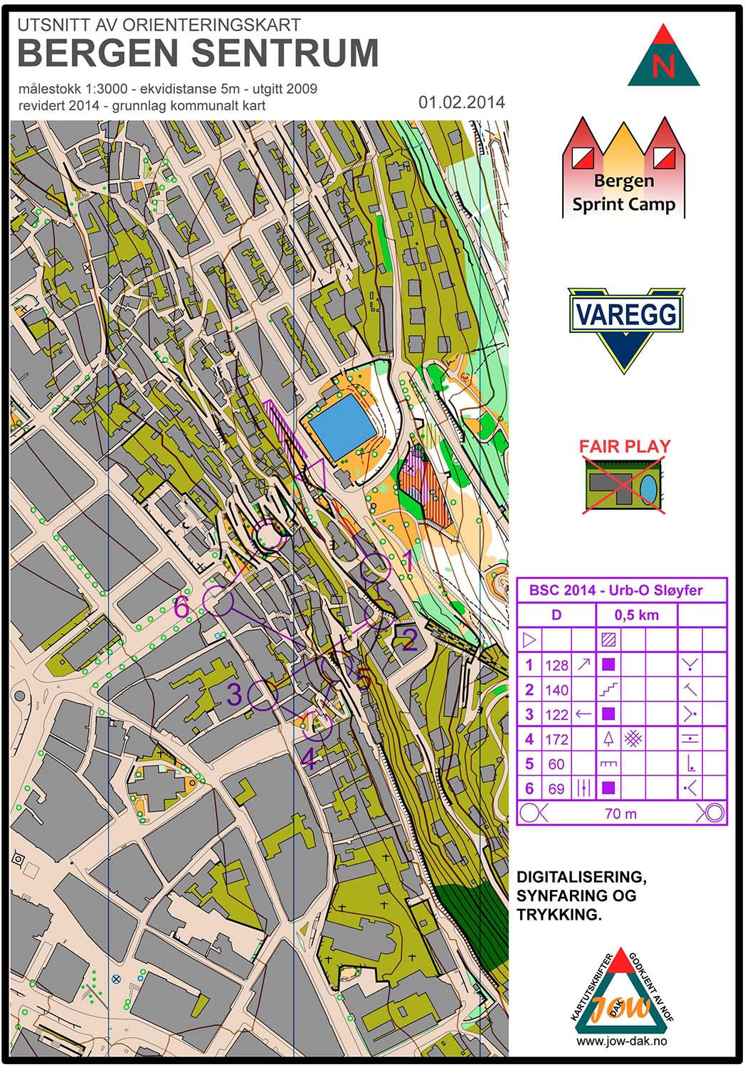 Bergen Sprint Camp 3 - Loop D (01.02.2014)