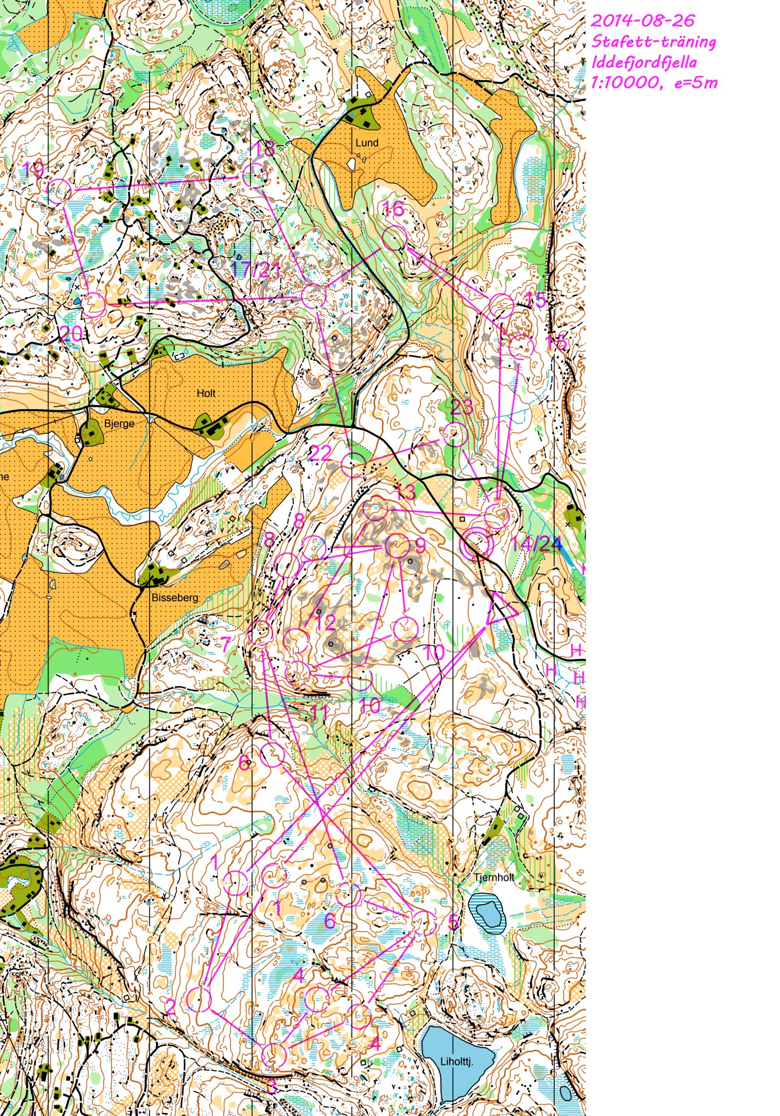 WOC 2016 training (26/08/2014)