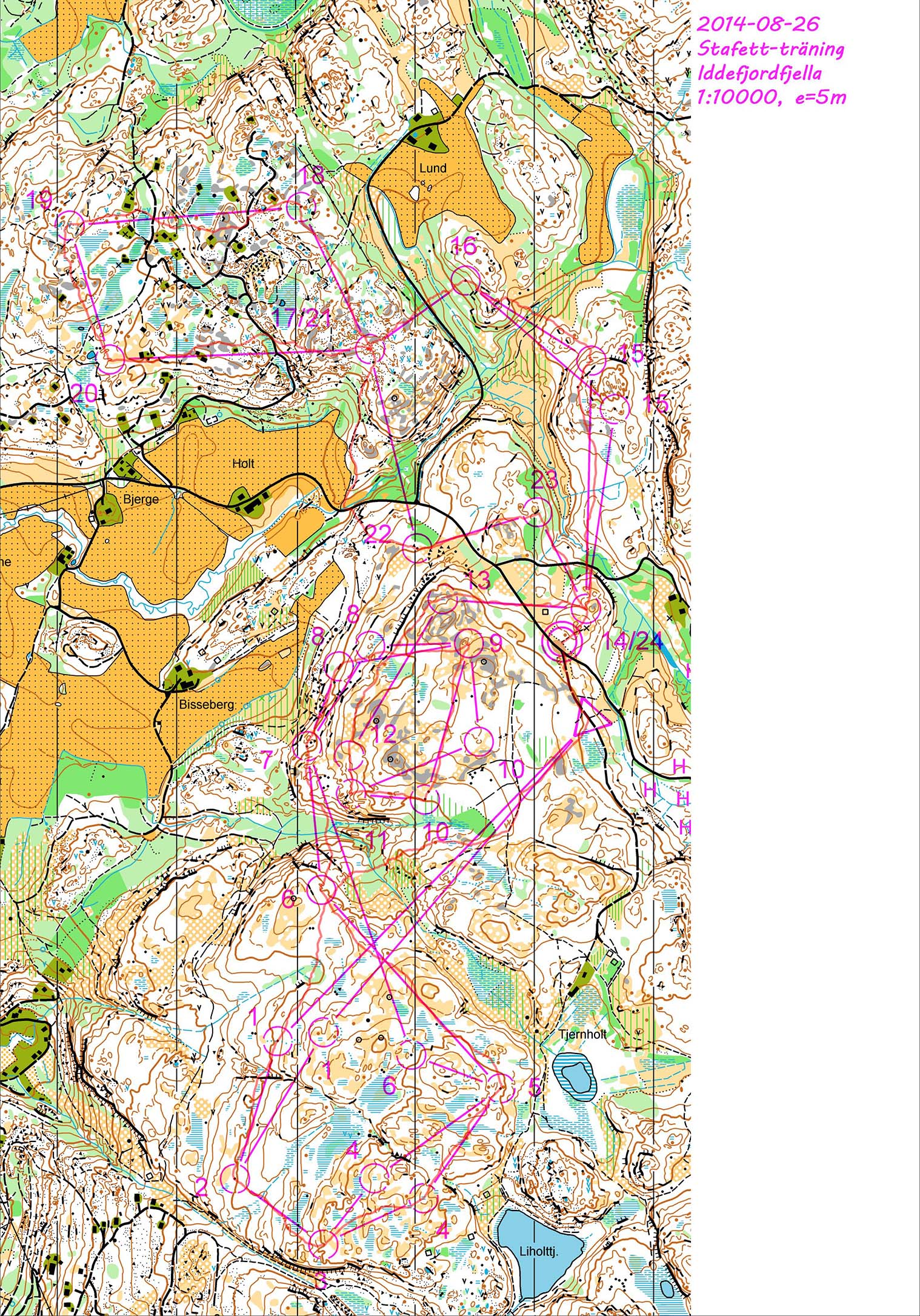 WOC 2016 training (26/08/2014)