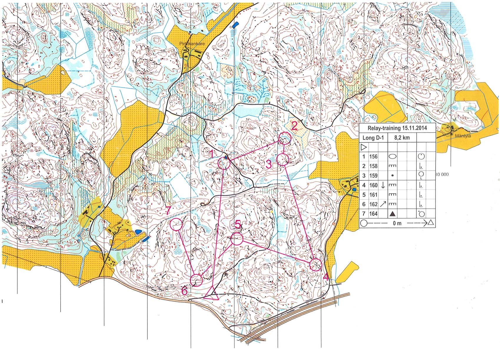 Jukola 2015 training, loop 1 (15/11/2014)