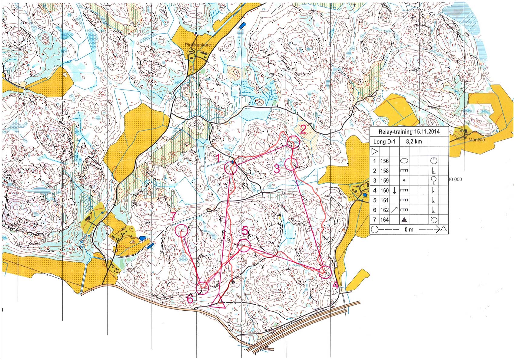 Jukola 2015 training, loop 1 (2014-11-15)