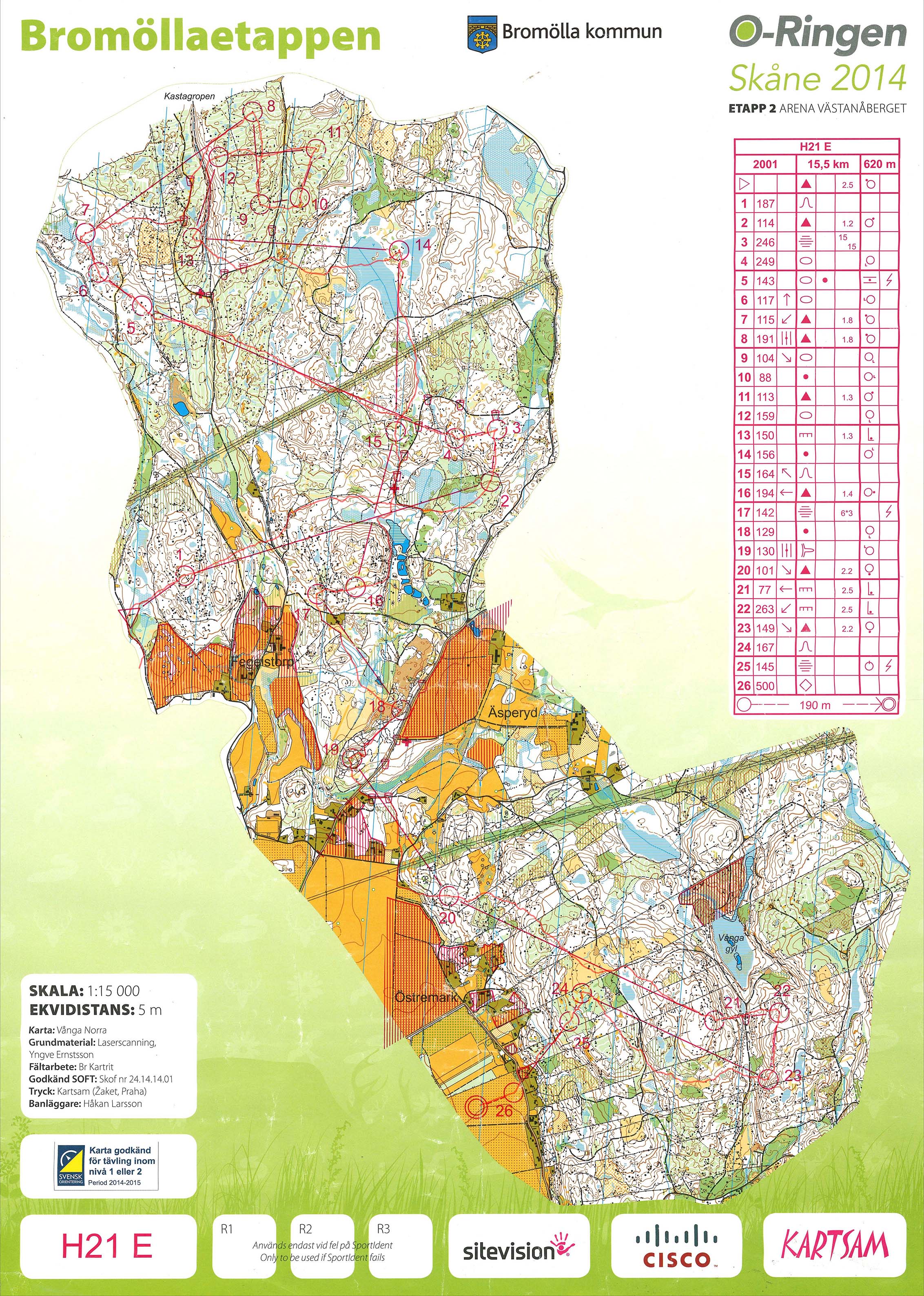 O-ringen - stage 2 (21/07/2014)