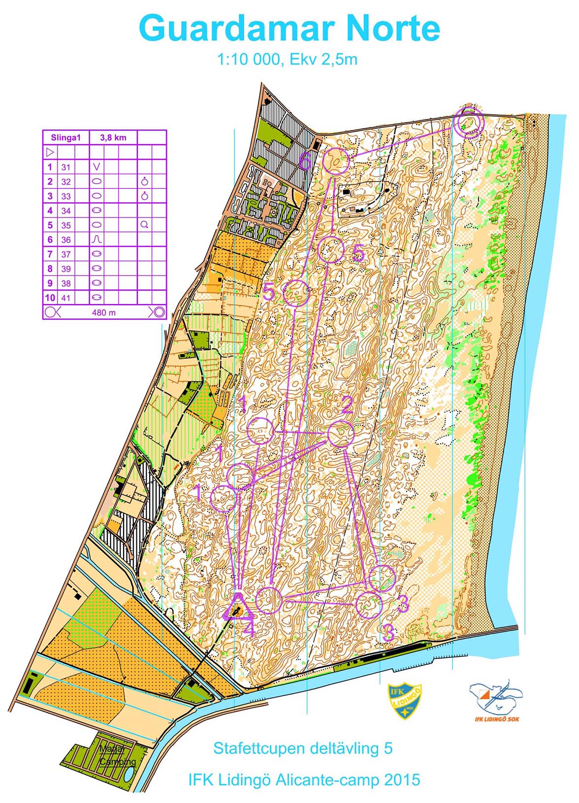 Relay training, loop 1 (15/02/2015)