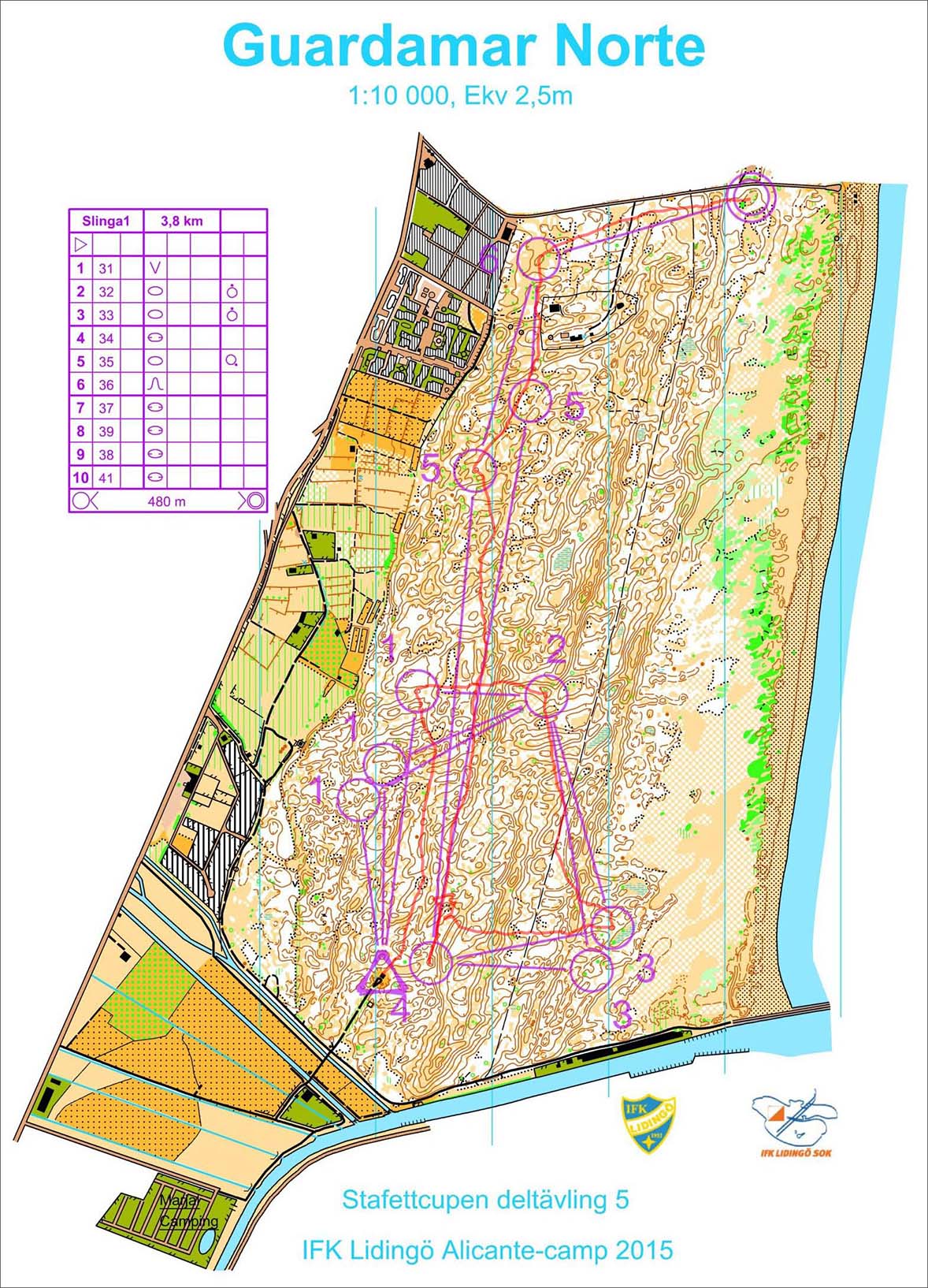 Relay training, loop 1 (15/02/2015)