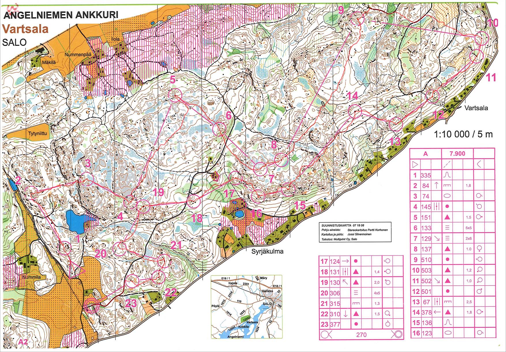 Jukola training (13.03.2015)