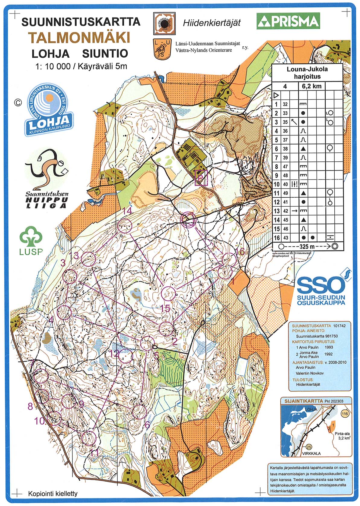 Jukola night training (2015-03-14)