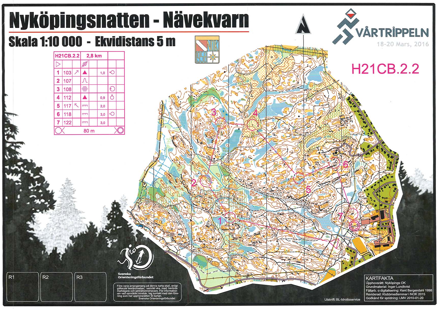 Nyköpingsnatten, loop 2 (18/03/2016)