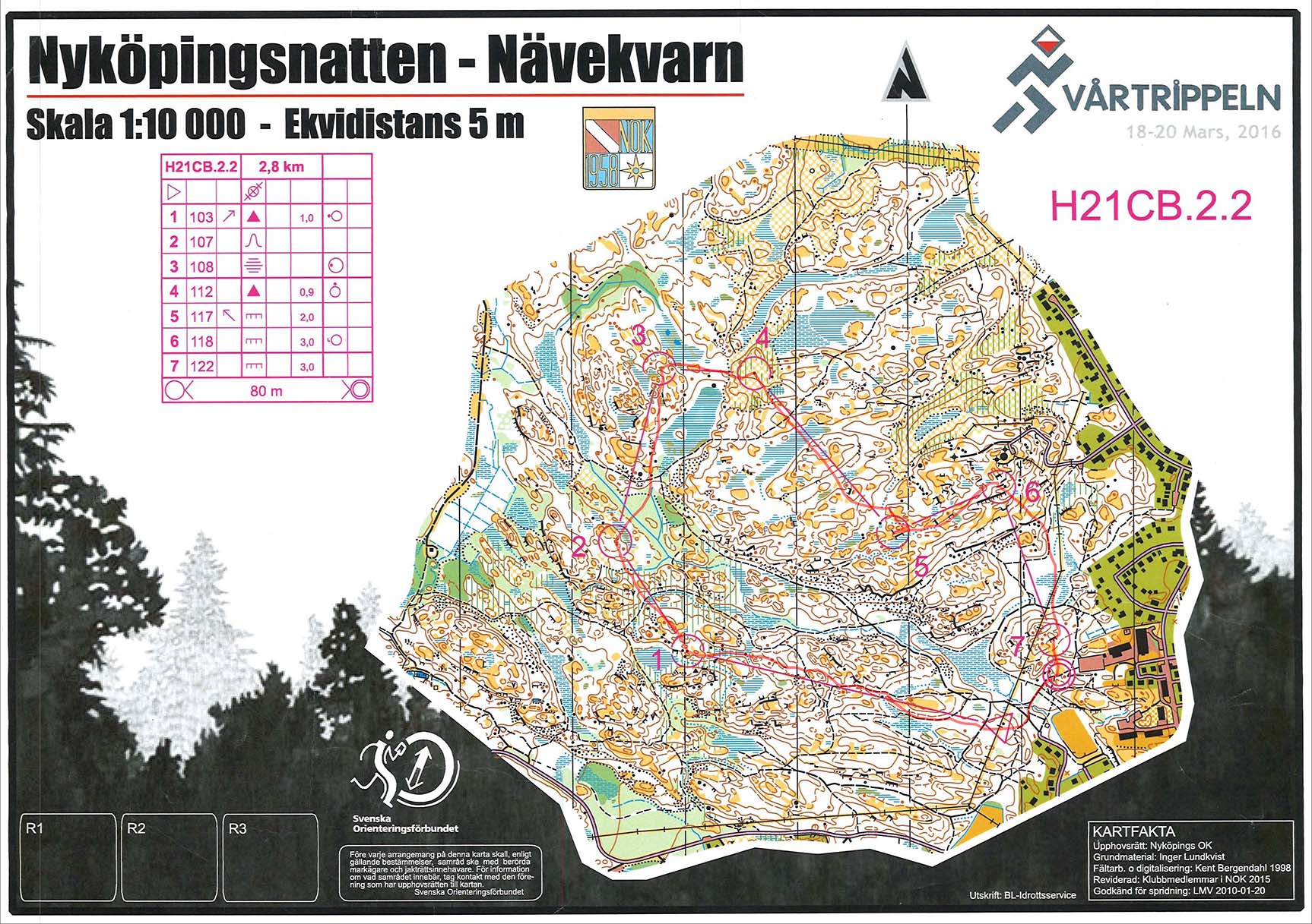 Nyköpingsnatten, loop 2 (18/03/2016)