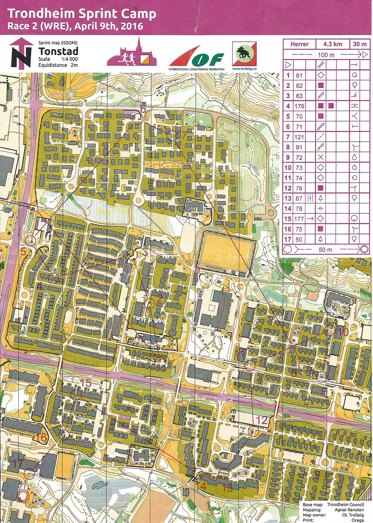 Trondheim Sprint Camp 2 (WRE) (09.04.2016)