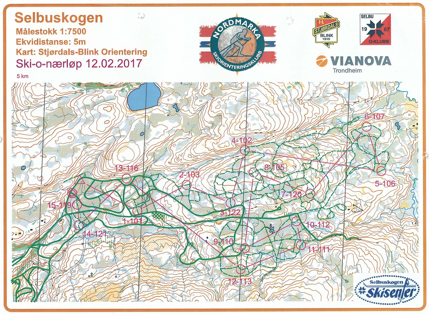 Ski-o training race (12/02/2017)