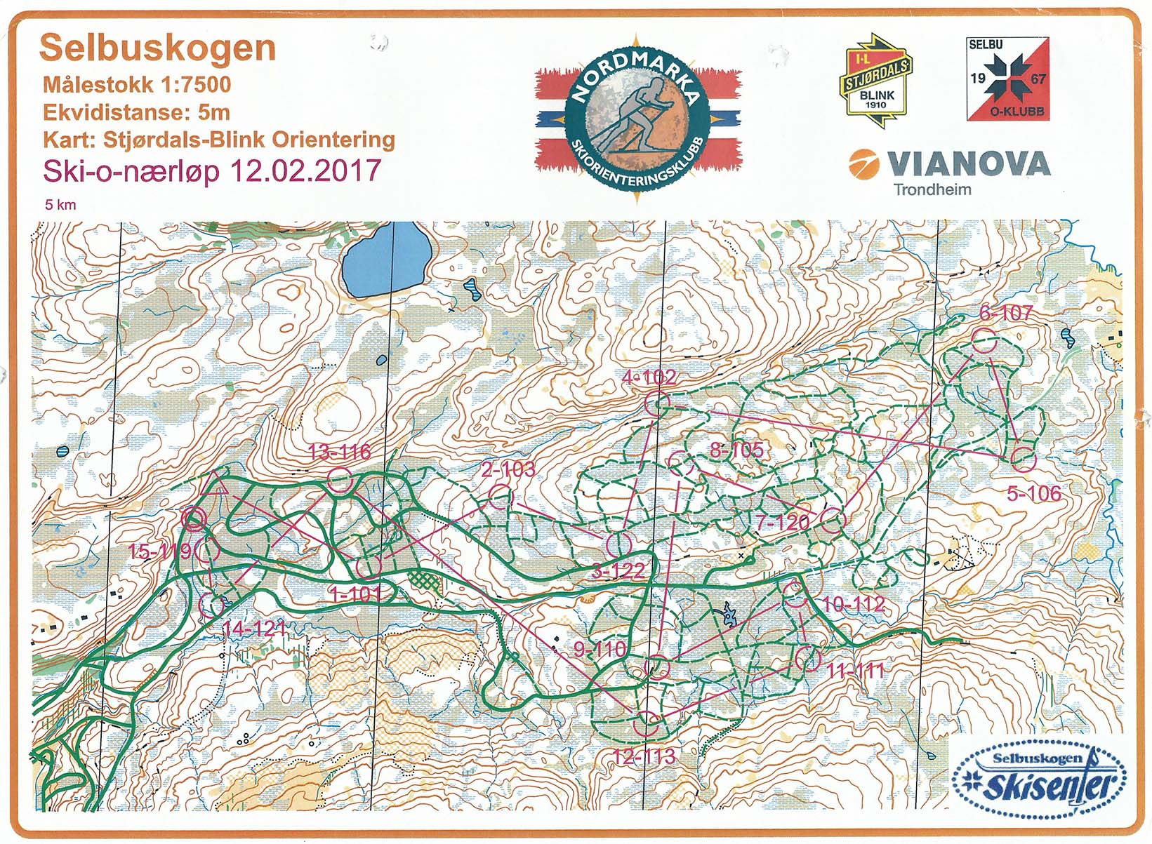 Ski-o training race (12-02-2017)