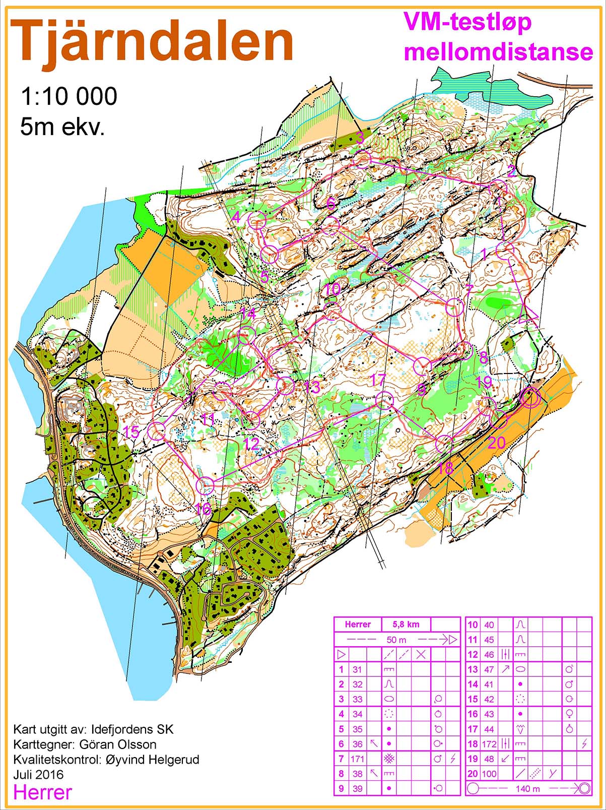 WOC selection Middle (15/07/2016)