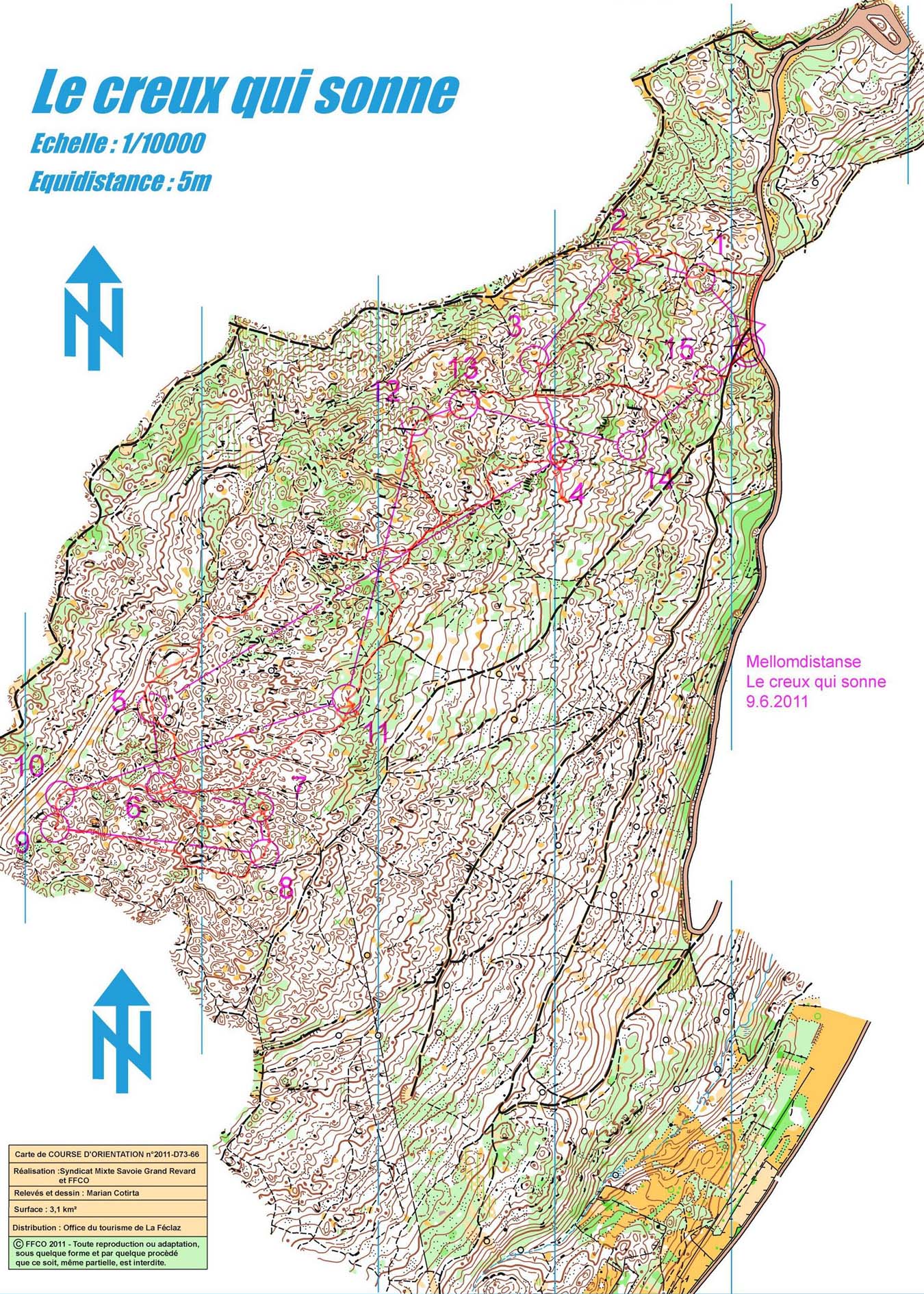 WOC 2011 training (08/07/2011)