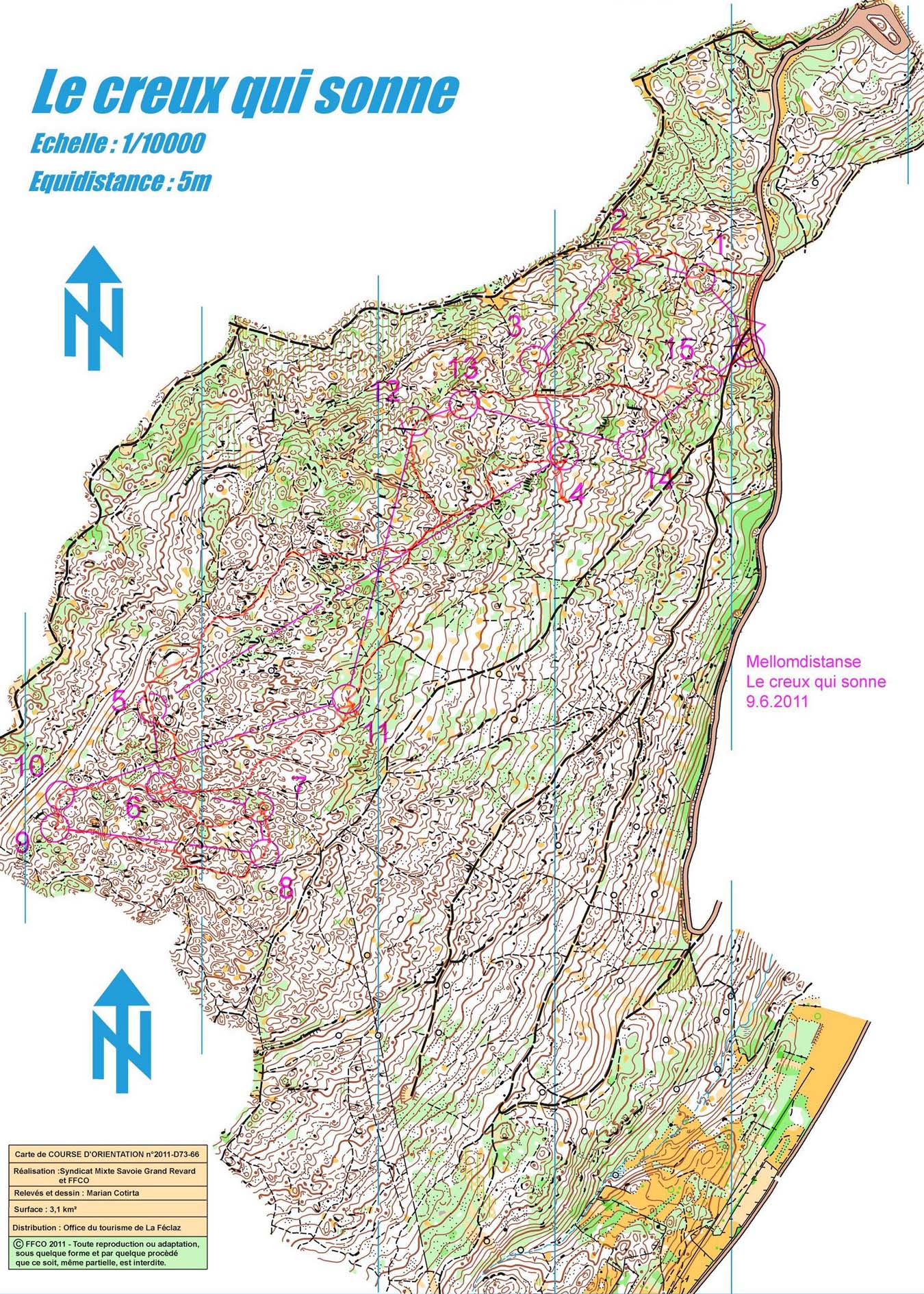 WOC 2011 training (08-07-2011)