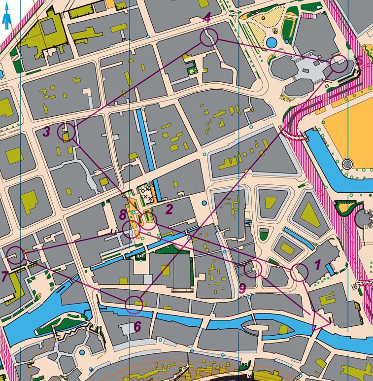 WOC 2011 training Sprint intervals A (13/08/2011)